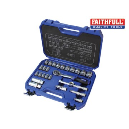 FAISOC3826MN 26 Piece Metric 3/8" Drive Socket Set