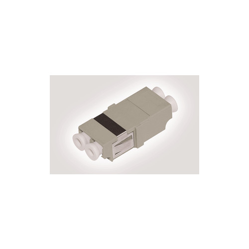 HellermannTyton FBAMMBG-LCLCDX-FL001 LC Duplex Multimode Flangeless Adaptor Beige