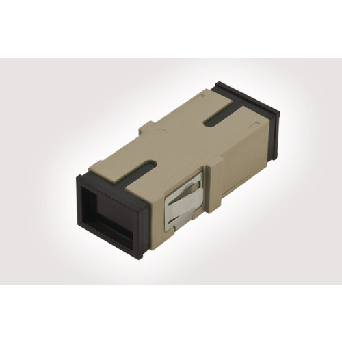 HellermannTyton FBAMMBG-SCSCSX-FL001 SC Simplex Multimode Flangeless Adaptor Beige