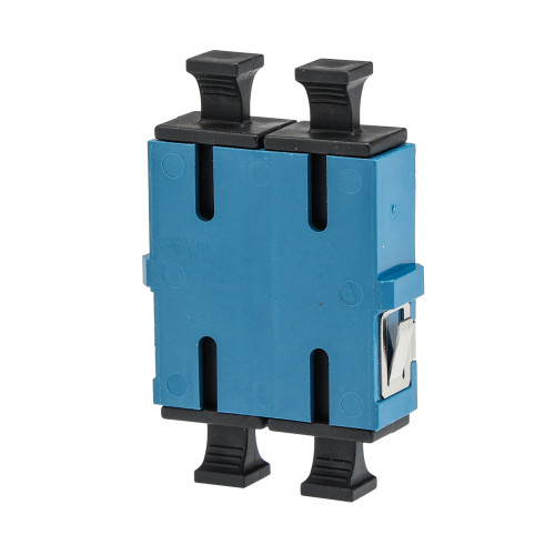 HellermannTyton FBASMBL-SCSCDX-FL001 SC Duplex Singlemode Flangeless Adaptor Blue