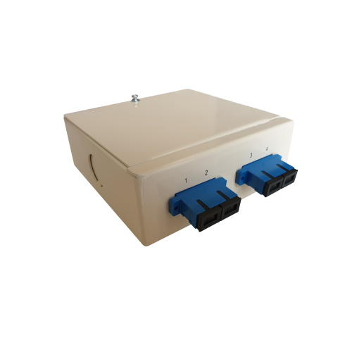 CMW Ltd | Singlemode - 2 x SC 2 Position Duplex 4 Way Fibre Wall Mount Breakout Box