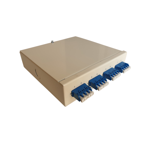 CMW Ltd | Singlemode - 4 x LC Quad 16 Way Fibre Wall Mount Breakout Box