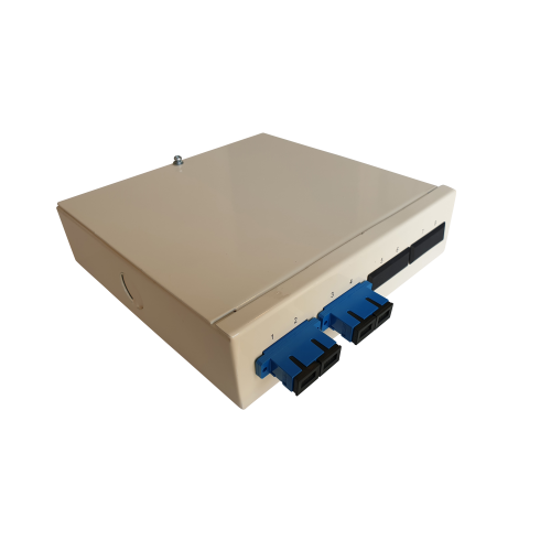 CMW Ltd | Singlemode - 2 x SC 4 Position Duplex 4 Way Fibre Wall Mount Breakout Box