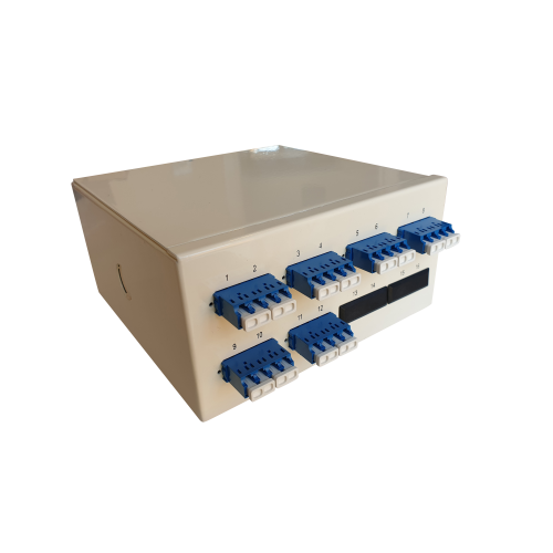 CMW Ltd | Singlemode - 6 x LC Quad 24 Way Fibre Wall Mount Breakout Box