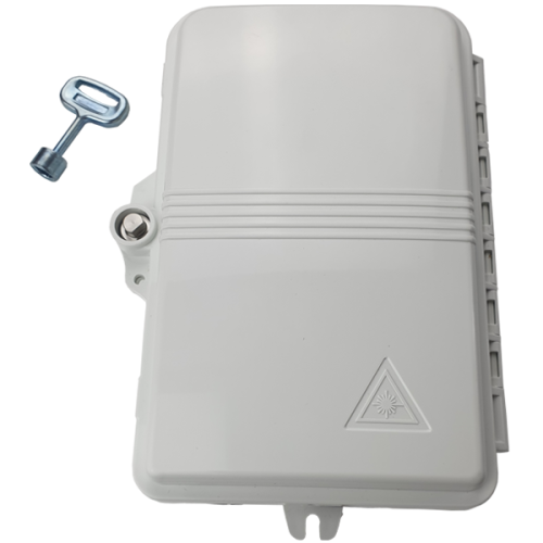 CMW Ltd | IP65 Splice Box with hinged splice tray - accepts 4 SC Simplex, 186mm*114mm*40mm