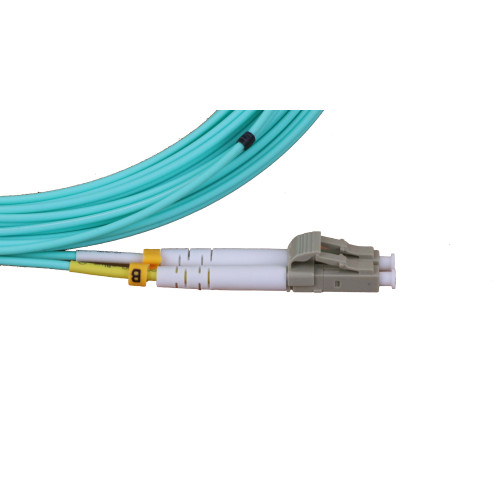 CMW Ltd Fibreoptic Patch Lead | 7m LC-LC OM3 50/125um - 2mm duplex patchcord AQUA