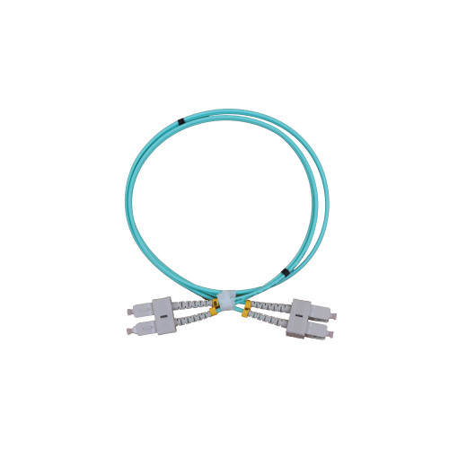 FASTFIBRE PCOM3SCSCDX1AAA | 1m SC-SC OM3 - 3mm duplex patchcord AQUA