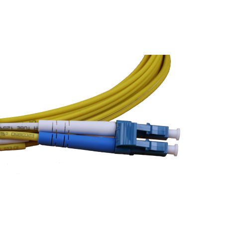 CMW Ltd Fibreoptic Patch Lead | 4m LC-LC singlemode - 2mm duplex patchcord YELLOW