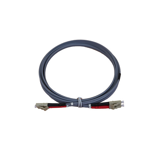 3m LC to LC Duplex OM1 Multimode Grey Fibre Optic Patch Cable with 3mm Jacket