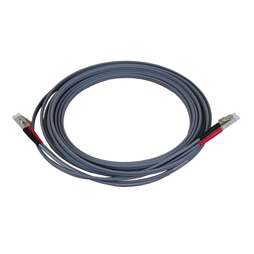 5m LC to LC Duplex OM1 Multimode Grey Fibre Optic Patch Cable with 3mm Jacket