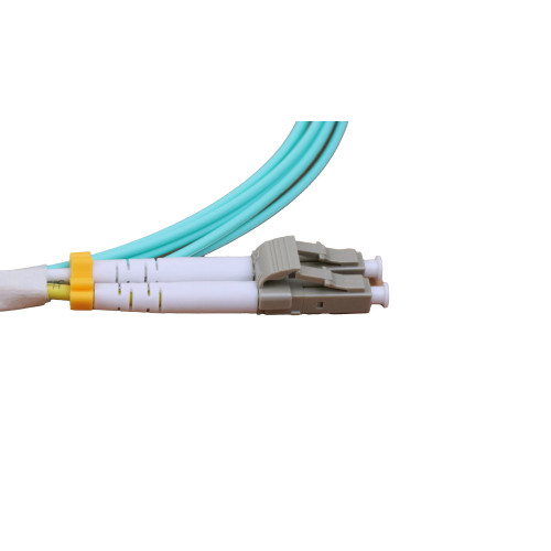 CMW Ltd Fibreoptic Patch Lead | 1.5m LC-LC OM3-2mm duplex patchcord Aqua