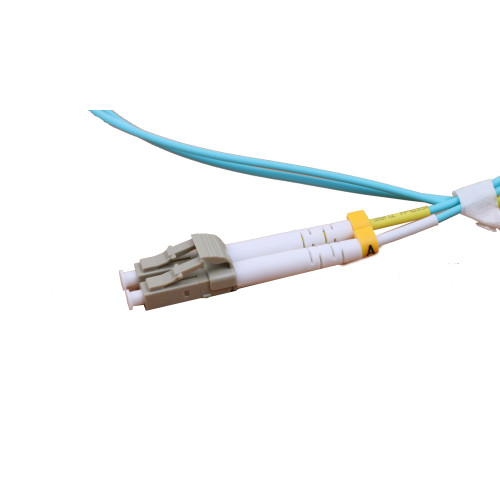 CMW Ltd Fibreoptic Patch Lead | 0.5m LC-LC OM4 - 2mm duplex patchcord Aqua
