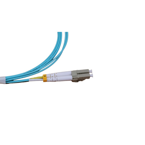 FASTFIBRE Fibreoptic Patch Lead | 2m LC-LC OM4 - 2mm duplex patchcord Aqua
