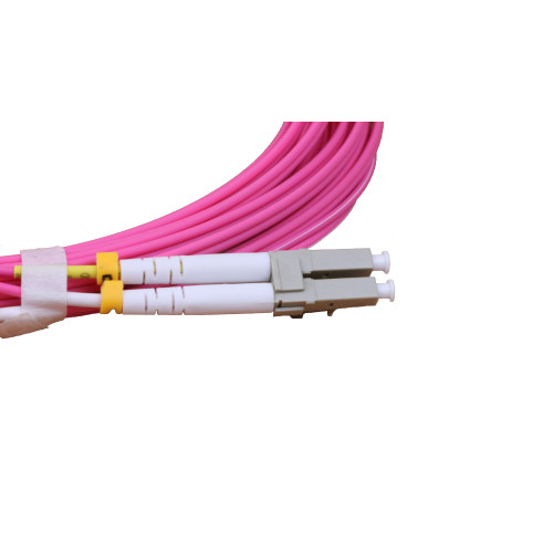CMW Ltd Fibreoptic Patch Lead | 7m LC-LC OM4 - 2mm duplex patchcord Violet