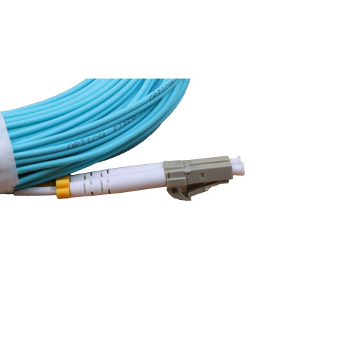 CMW Ltd Fibreoptic Patch Lead | 20m LC-LC OM4 50/125 2mm Duplex Fibre Optic Patchcord Aqua