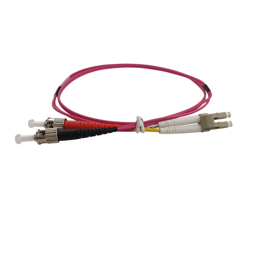 CMW Ltd | 5m LC-ST OM4 50/125 Fibre Lead Violet
