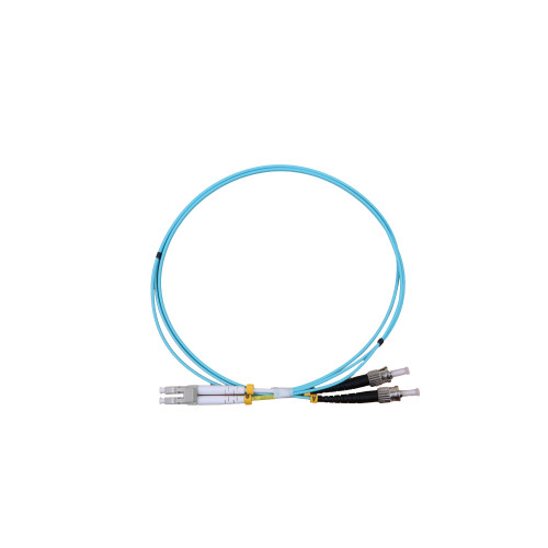 CMW Ltd | 1m LC-ST OM4 50/125 Fibre Lead Aqua 2mm(Each)