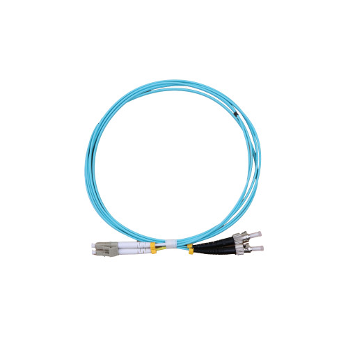 CMW Ltd Fibreoptic Patch Lead | 2m LC-ST 50/125 OM4 Duplex Patchcord