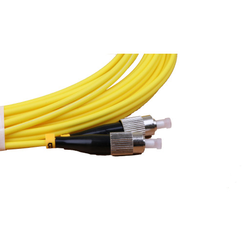 CMW Ltd Fibreoptic Patch Lead | 5m FC-FC singlemode - 3mm duplex patchcord YELLOW