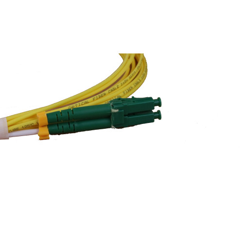 CMW Ltd | 3m LC/APC - LC/APC Duplex Singlemode Fibre Lead Yellow - 2mm