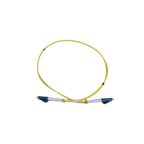 CMW Ltd Fibreoptic Patch Lead | 0.5m LC-LC singlemode - 2mm duplex patchcord YELLOW