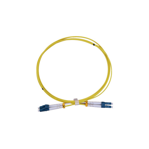 CMW Ltd Fibreoptic Patch Lead | 1.5m (150cm) LC-LC singlemode - 2mm duplex patchcord yellow