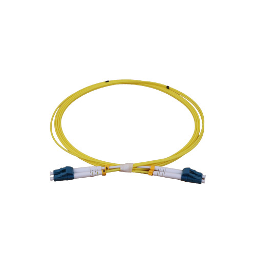 CMW Ltd Fibreoptic Patch Lead | 2m LC-LC singlemode - 2mm duplex patchcord YELLOW