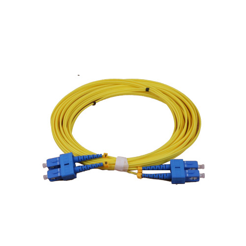 CMW Ltd Fibreoptic Patch Lead | 7m SC-SC singlemode Duplex Patchcord 2mm Jacket Yellow