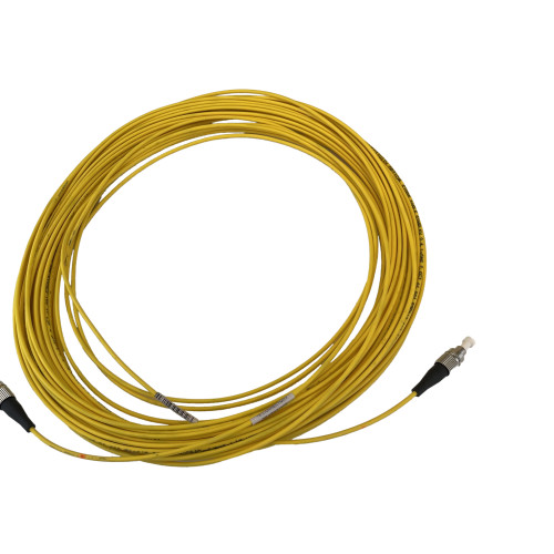 15m FC to FC Simplex OS2 Singlemode Yellow Fibre Optic Patch Cable with 2mm Jacket