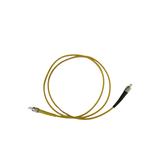 2m FC to ST Simplex OS2 Singlemode Yellow Fibre Optic Patch Cable with 3mm Jacket