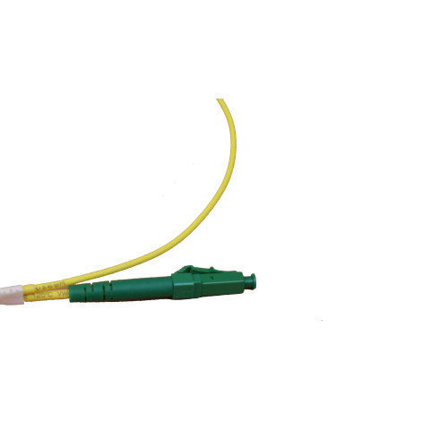 CMW Ltd Fibreoptic Patch Lead | 0.5m LC/APC-LC/APC Singlemode Simplex Patchcord Yellow 2mm