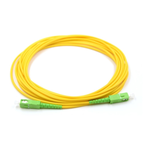 CMW Ltd | 2m SC/APC-SC/APC Singlemode Simplex Fibre Lead Yellow 2mm