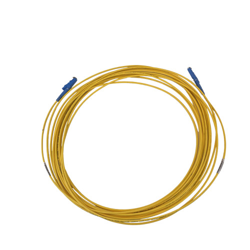 10m SC to SC Simplex OS2 Singlemode Yellow Fibre Optic Patch Cable with 3mm Jacket