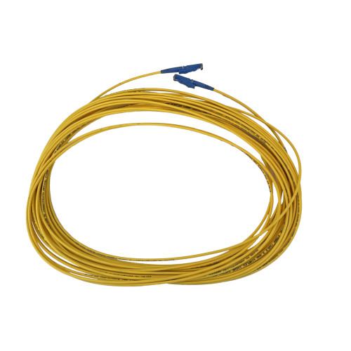 30m SC to SC Simplex OS2 Singlemode Yellow Fibre Optic Patch Cable with 3mm Jacket