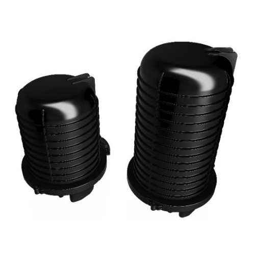 Draka Prysmian FDC-BA-BASIC | Fibre Distribution Closure with 16 round port & 1 oval port, H=380