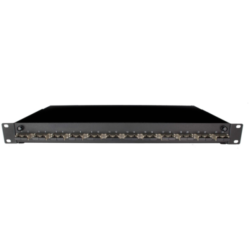 CMW Ltd | SC Duplex 8 port 24 position patch panel loaded with 4 SC duplex multimode adaptors