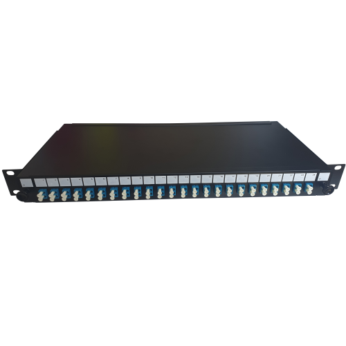 CMW Ltd  | LC Duplex 48 port 24 position patch panel loaded with 24 LC duplex singlemode adaptors