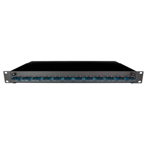 CMW Ltd | SC Duplex 24 port 24 position patch panel loaded with 12 SC duplex singlemode adaptors