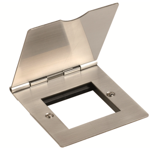 FS311SS | 1 Gang Data / Media Floor Plate