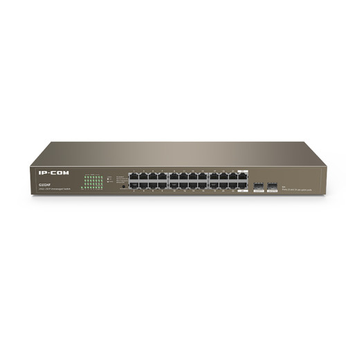 IP-Com G1024F | 24-Port Gigabit Unmanaged Switch with 2 SFP Slots
