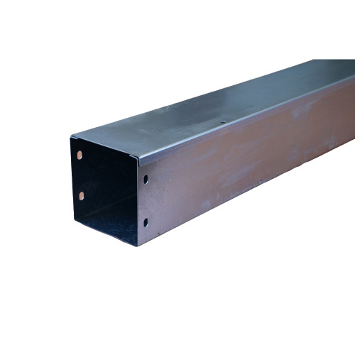 Trench ST44-SEC Metal Trunking 100mm x 100mm 3m Trunking Length with Tamperproof Fixing Galvanised
