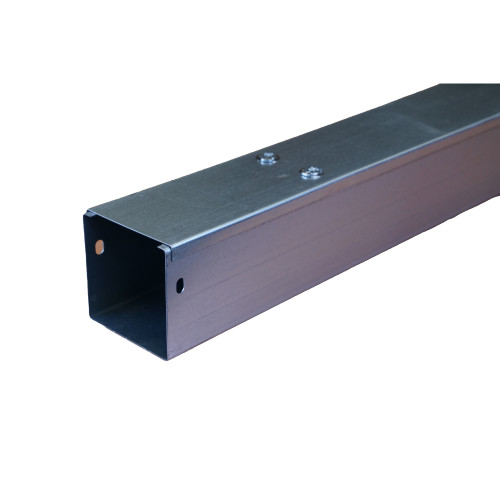 Trench ST33 Metal Trunking 75mm x 75mm 3m Trunking Length with SpeedlockTurnbuckle Fixing Galvanised