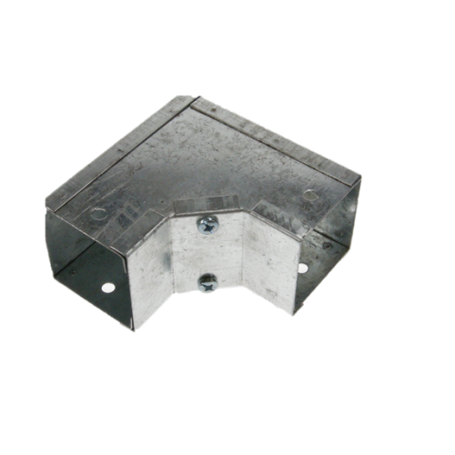 CMW Ltd, Algar, Galvanised Cable Trunking | 75 x 75mm Galvanised Trunking Internal Bend