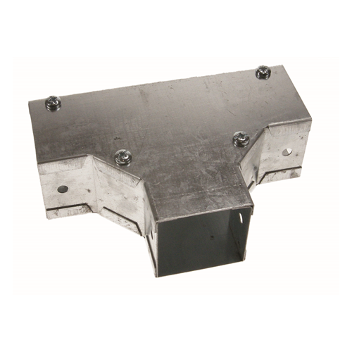 CMW Ltd, Algar, Galvanised Cable Trunking | 100 x 100mm Galvanised Trunking Flat Tee