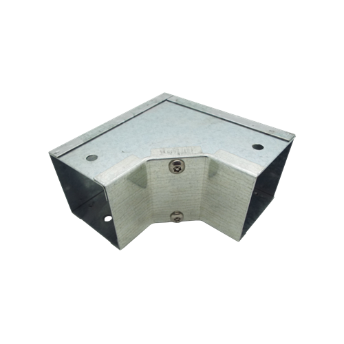 CMW Ltd, Algar, Galvanised Cable Trunking | 100 x 100mm Tamper Proof Galvanised Trunking Internal Bend