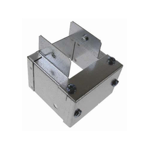CMW Ltd, Algar, Galvanised Cable Trunking | 100 x 100mm to 50 x 50mm Galvanised Trunking Reducer
