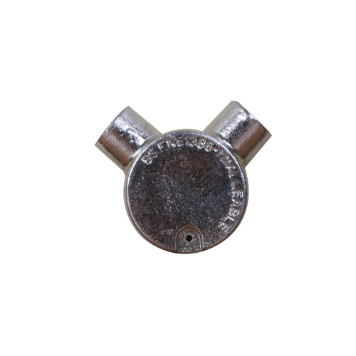 CMW Ltd Galvanised Steel Conduit MB10G | 25mm Malleable Angle Box for rigid Galvanised steel Conduit