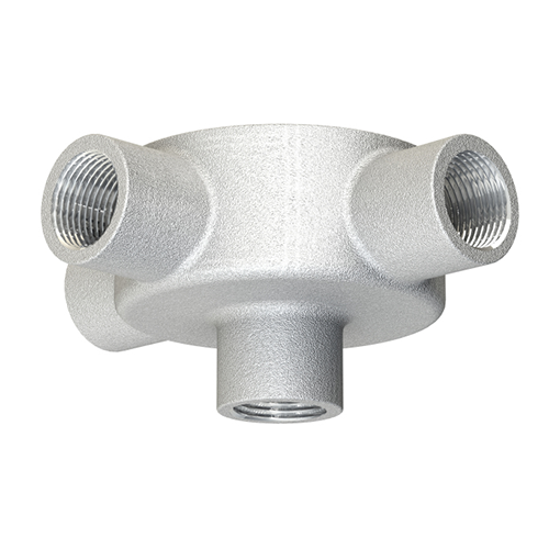 20mm Galvanised Tee Back Outlet
