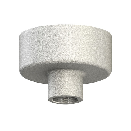 20mm Galvanised Terminal Back Outlet