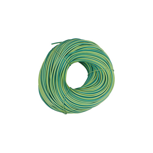 3mm&Acirc;&sup2; Green/Yellow Earth Cable Sleeving (100m Reel)